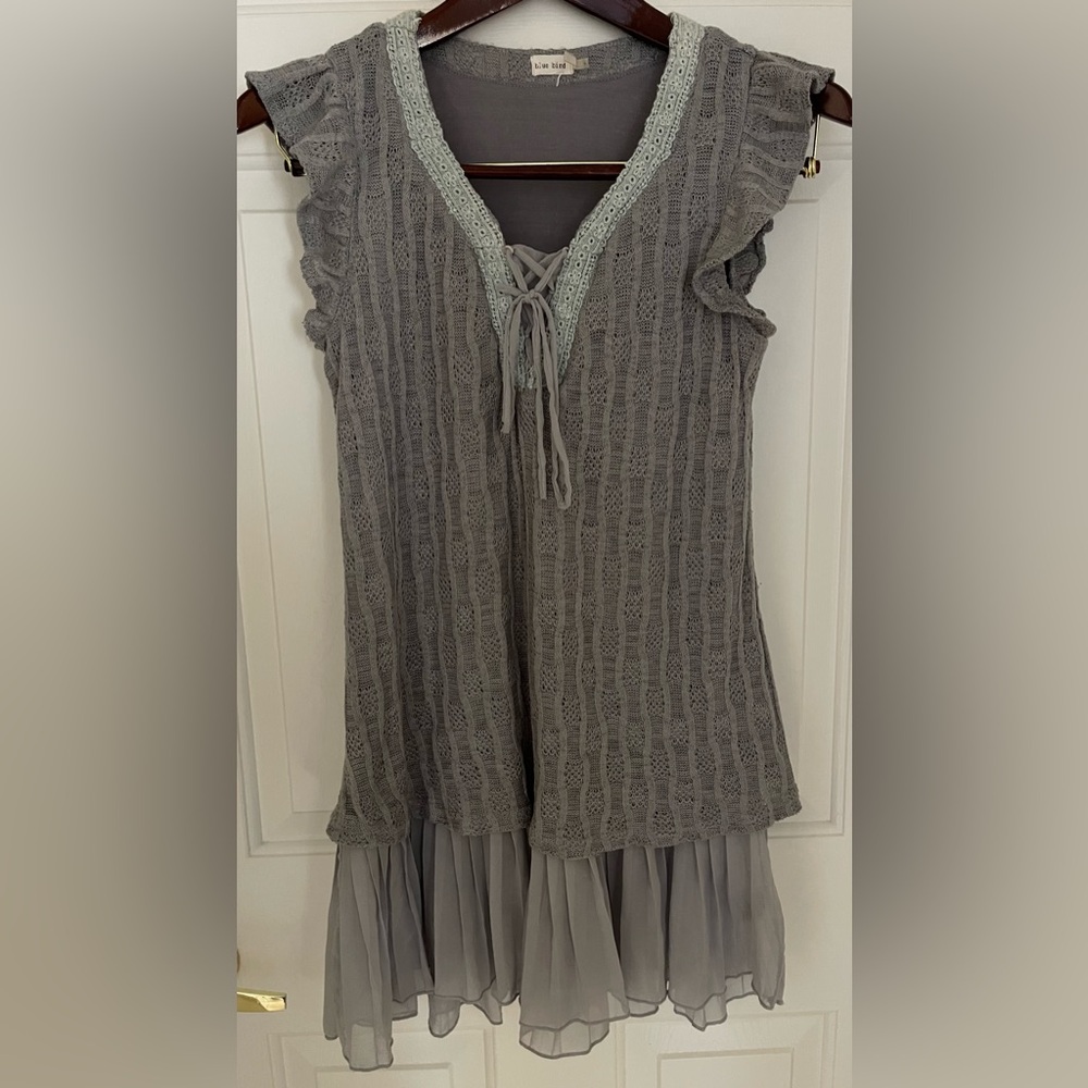 Blue Bird dress/tunic size L